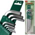 JONNESWAY Set dugih imbus ključeva s kuglicom 1/16"–3/8", 9 kom.
